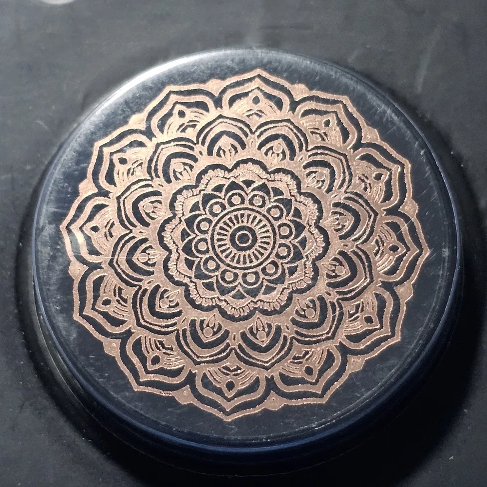 SpinPop: Pop-Up Phone Holder & Stand - ROSE GOLD MANDALA
